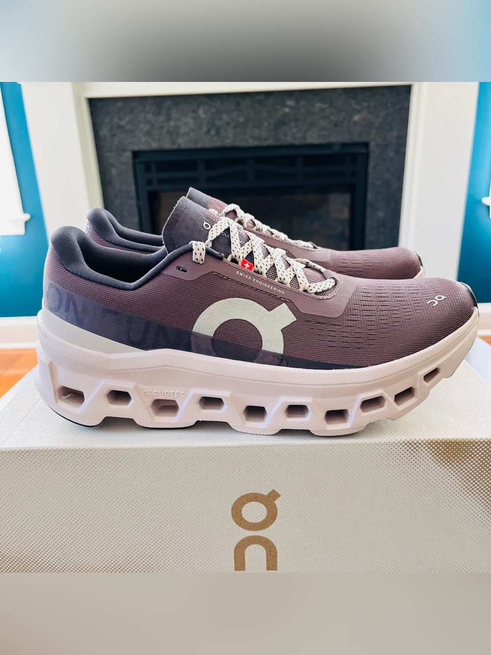 On Cloudmonster 1 Women's Running Shoes Gobi/Lily 3WF30484911